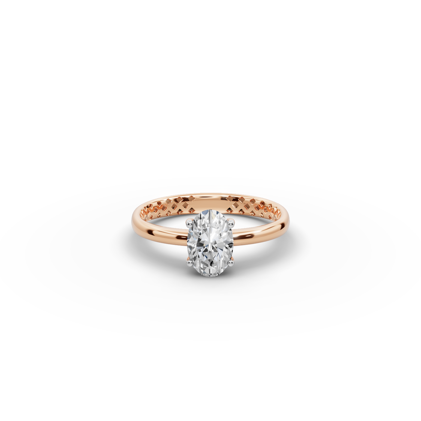 1.00 tcw Oval Solitaire Lab-Grown Diamond Ring
