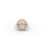 Sunburst Cluster Lab-Grown Diamond Ring