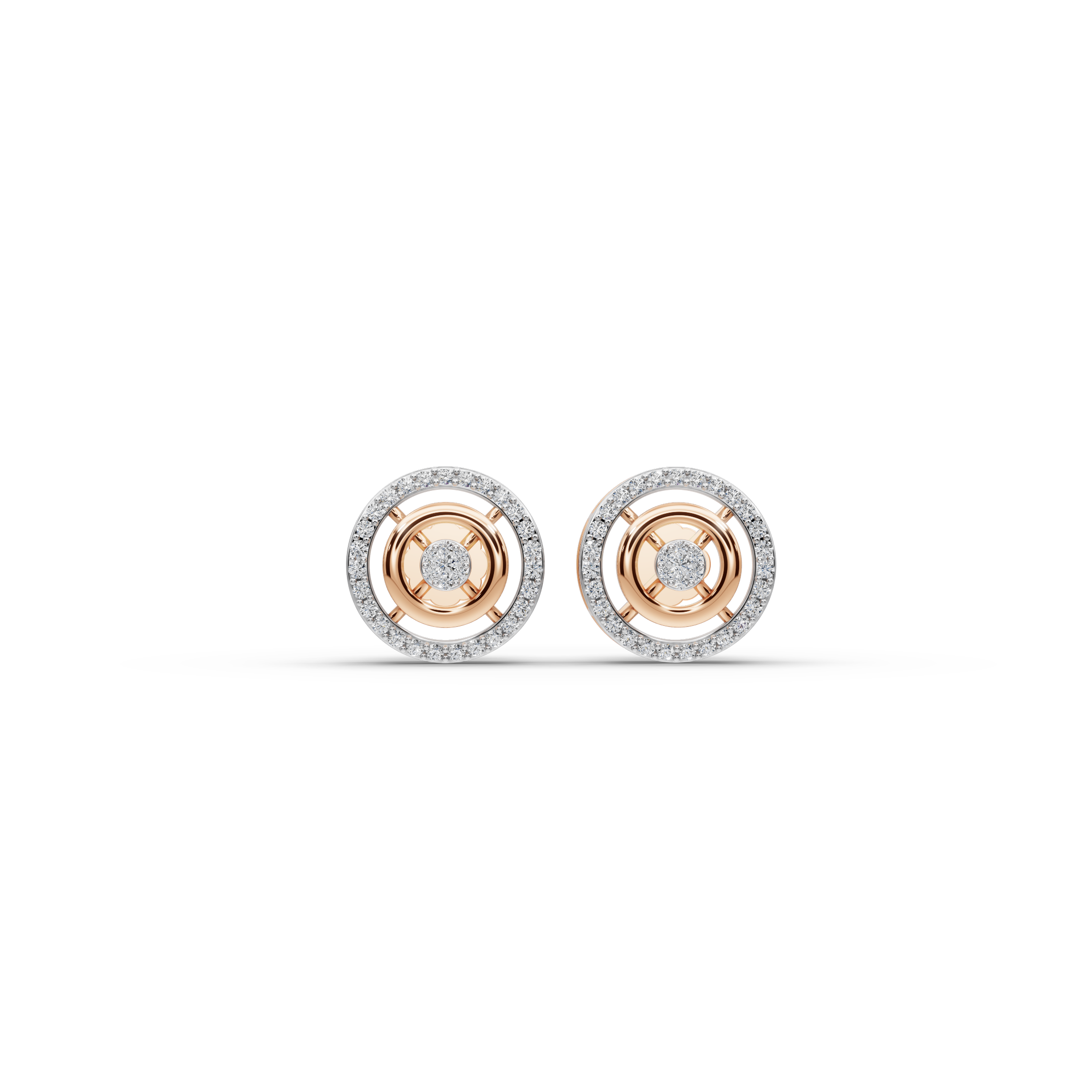Classic Circle Lab-Grown Diamond Earrings