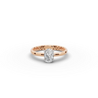 0.75 tcw Oval Cut Lab-Grown Diamond Ring