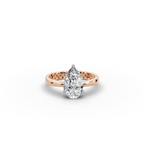 2 tcw Pear Cut Lab-Grown Diamond Ring