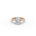2.00 tcw Oval shape Lab-Grown Diamond Ring