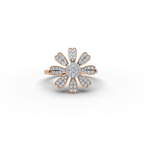 Floral Bloom Lab-Grown Diamond Ring