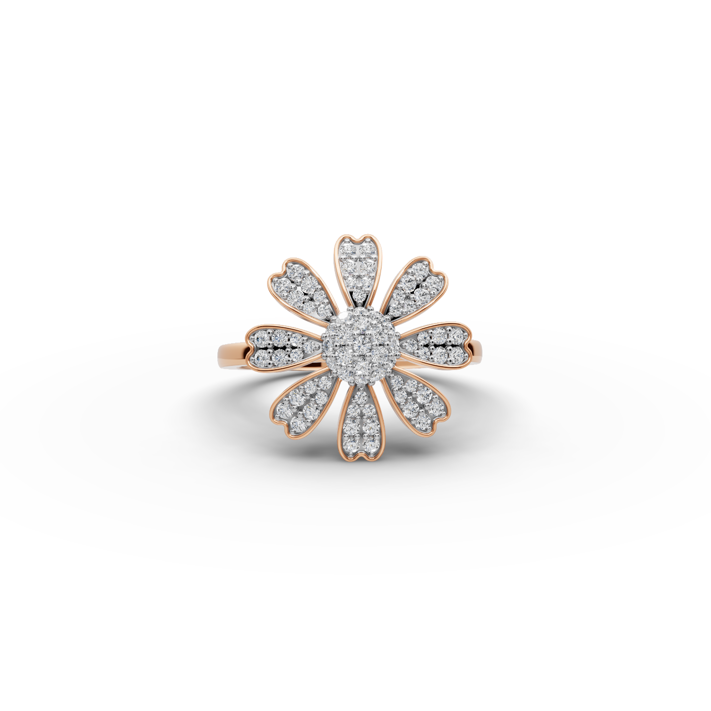 Floral Bloom Lab-Grown Diamond Ring