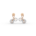 Infinity Swirl Lab-Grown Diamond Earrings