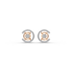 C Curve Lab-Grown Diamond Earrings