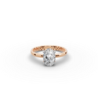 1.50 tcw Oval Cut Gold Lab-Grown Diamond Ring