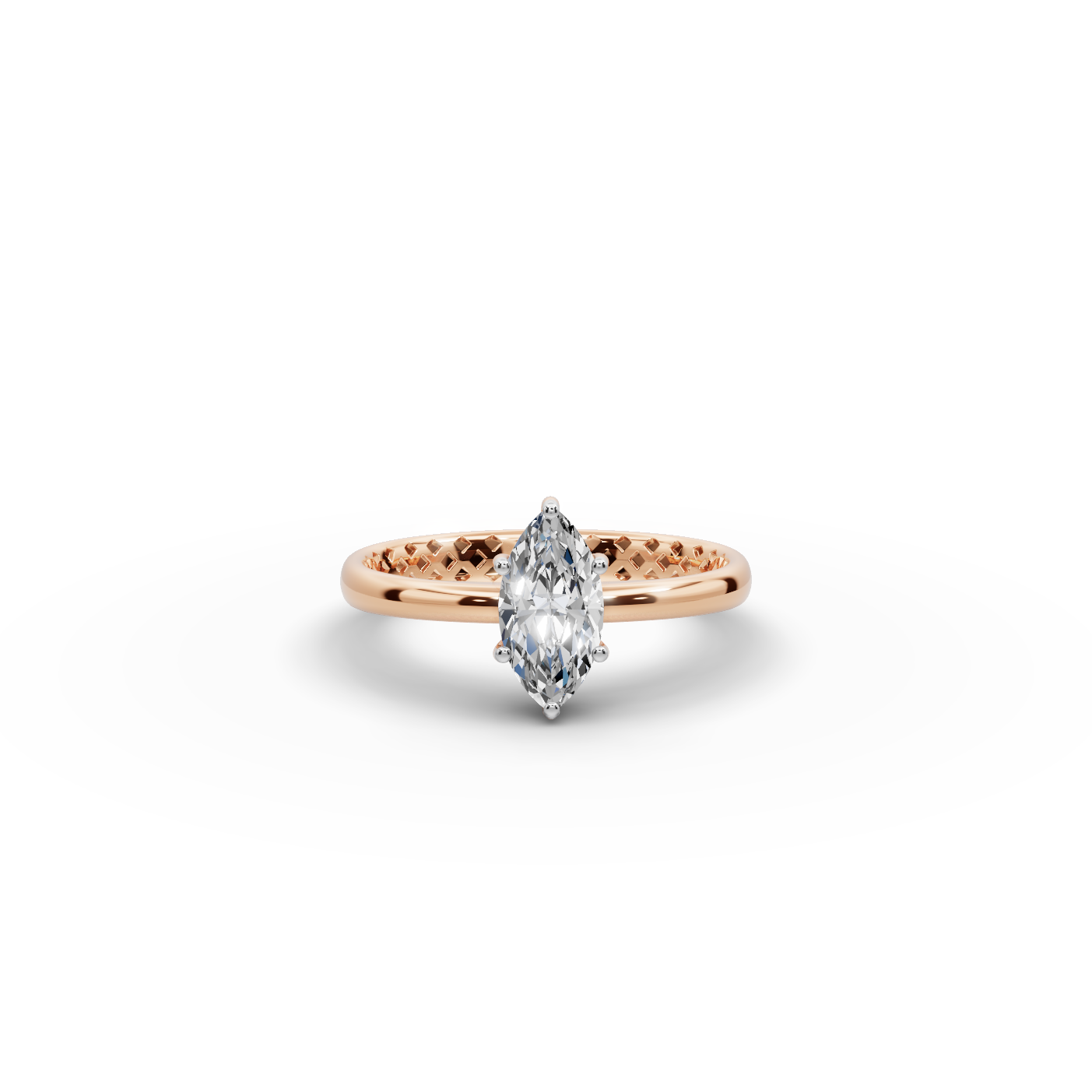 0.75 tcw Marquise Cut Lab-Grown Diamond Ring