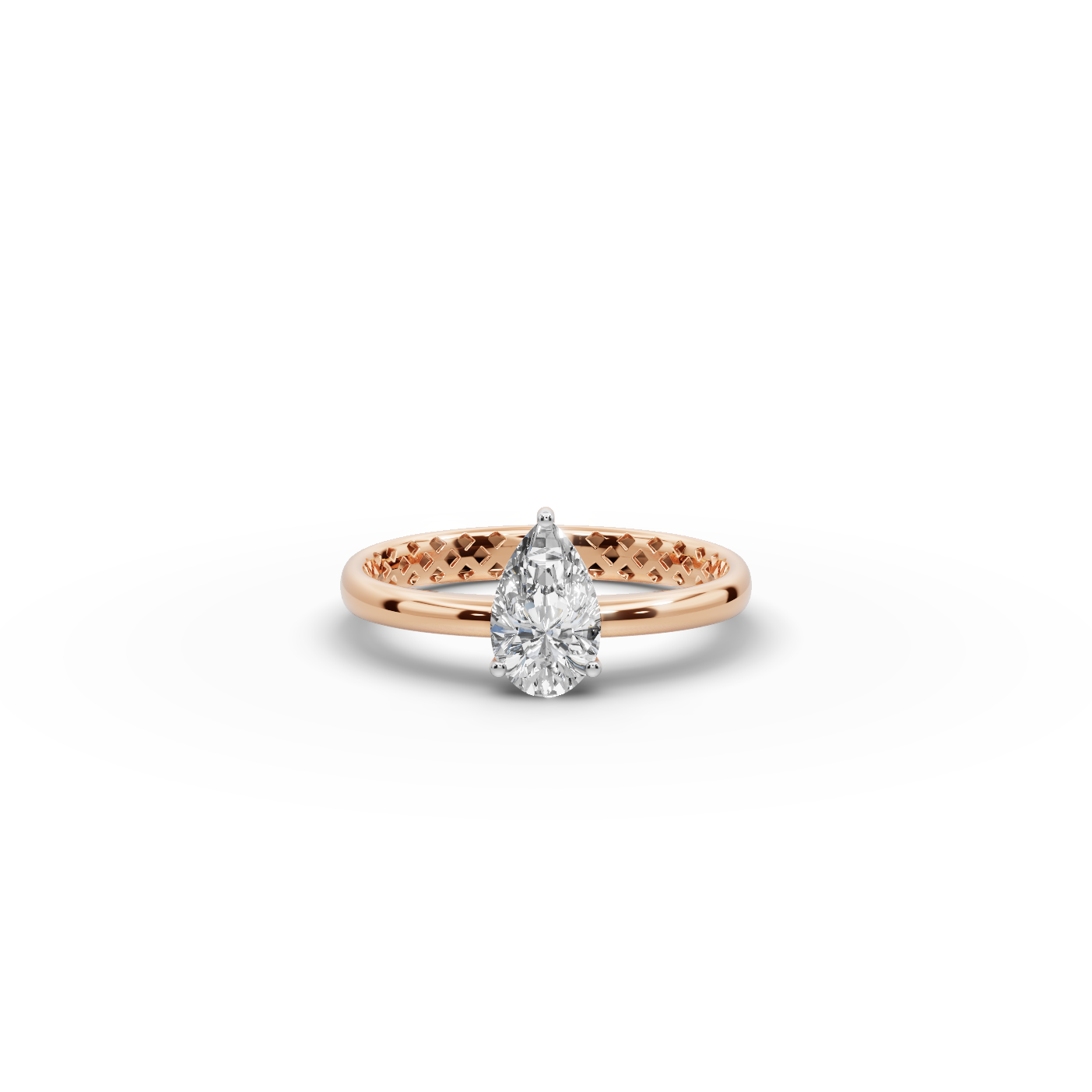 0.75 tcw Pear Solitaire Lab-Grown Diamond Ring