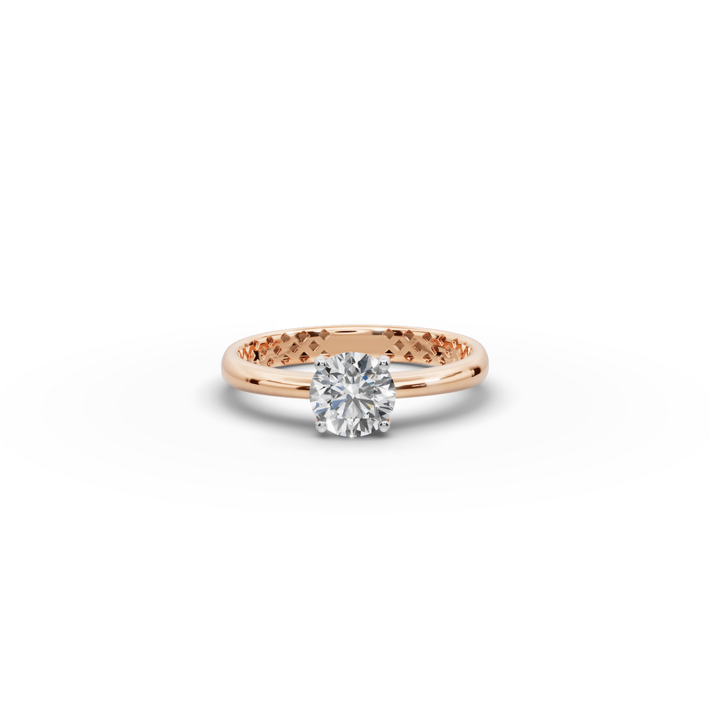 0.75 tcw Round Solitaire Lab-Grown Diamond Ring