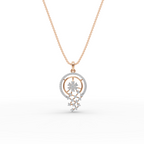 Floral Constellation Lab-Grown Diamond Pendant