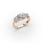 2.50 ct Luxury 3-Stone Lab-Grown Diamond Ring