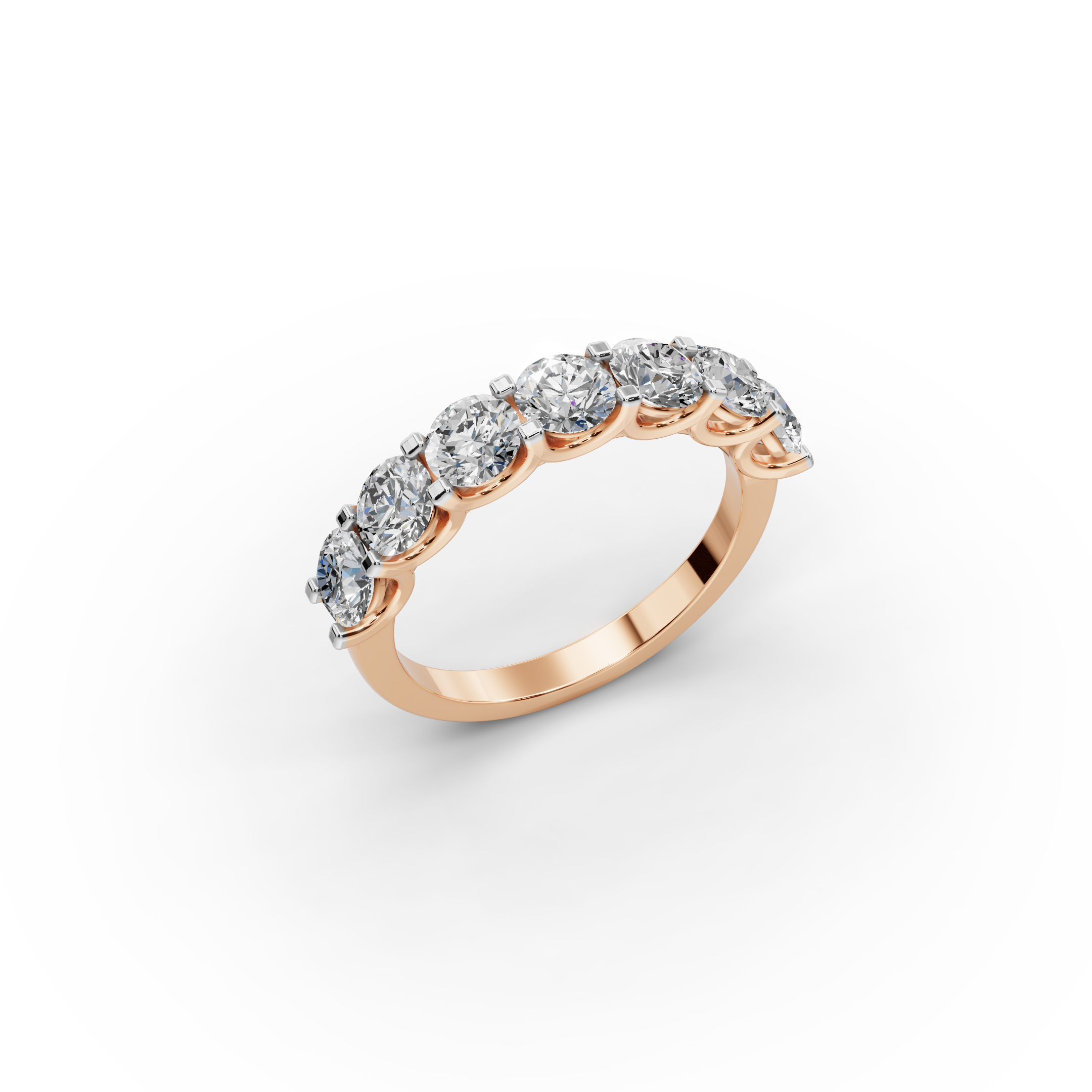 2.00 ct Forever Seven-Stone Lab Diamond Ring