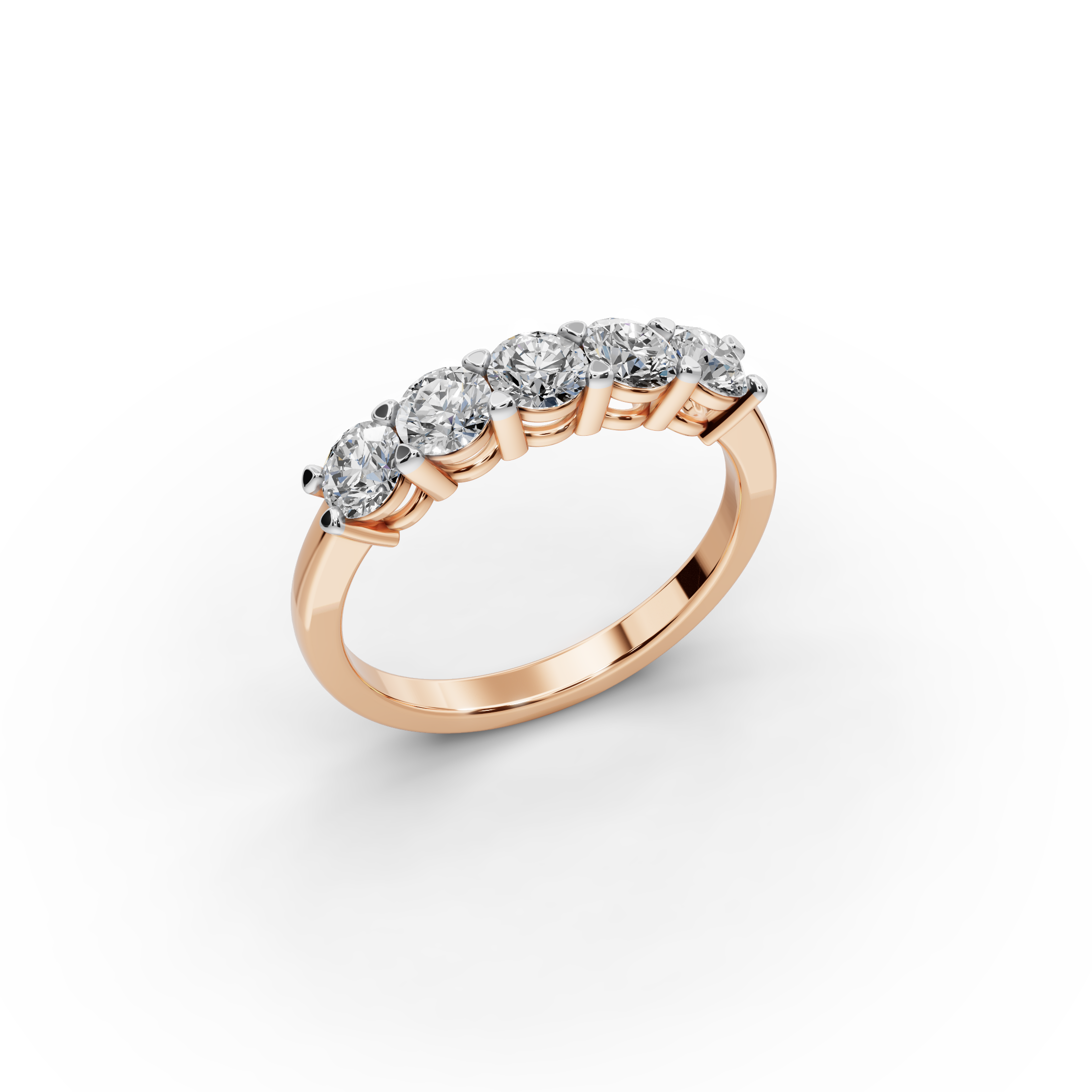 1.00 ct Five-Stone Lab-Grown Diamond Ring