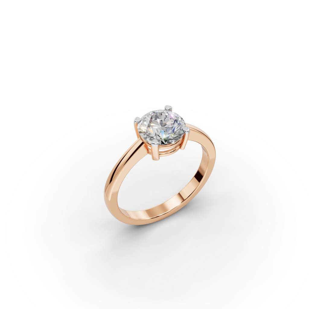 1.50 ct Sleek Lab-Grown Diamond Solitaire Ring