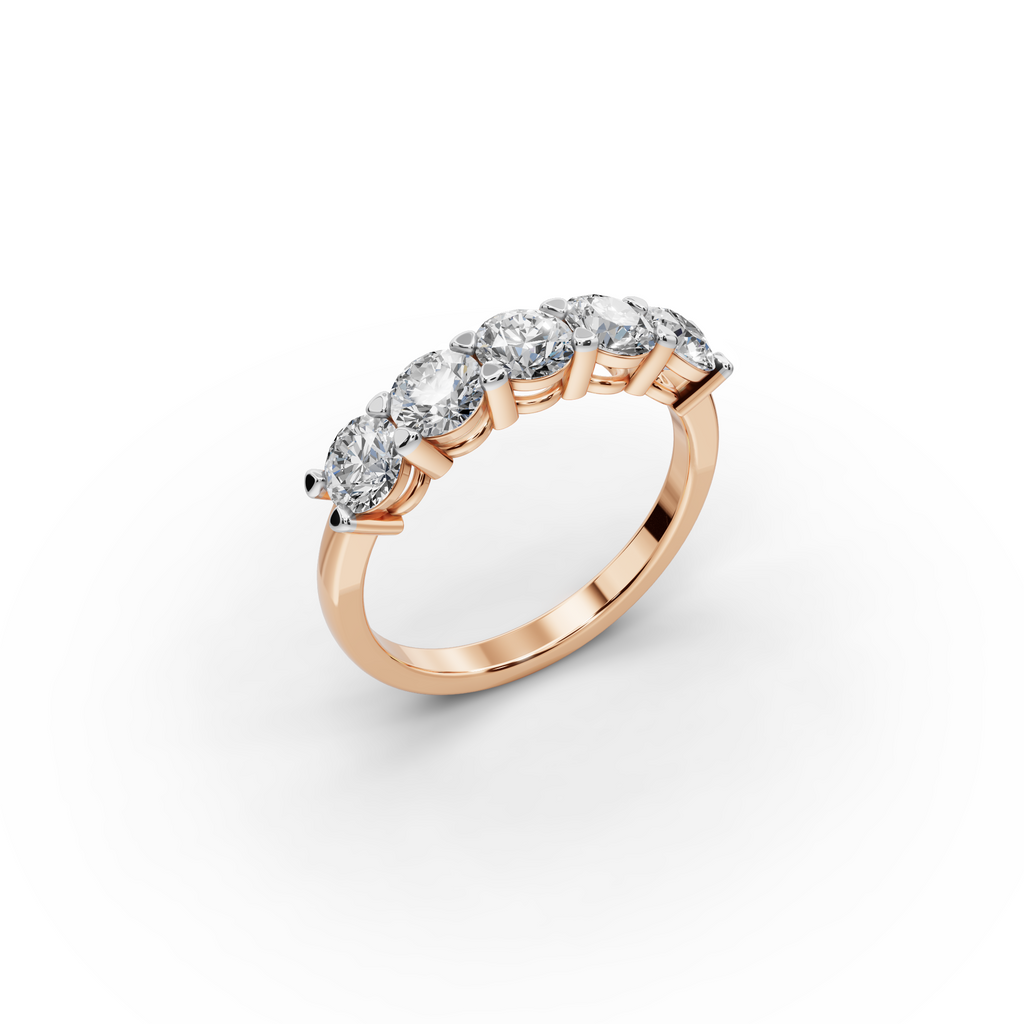 1.50 ct Luxury Five-Stone Lab Diamond Ring