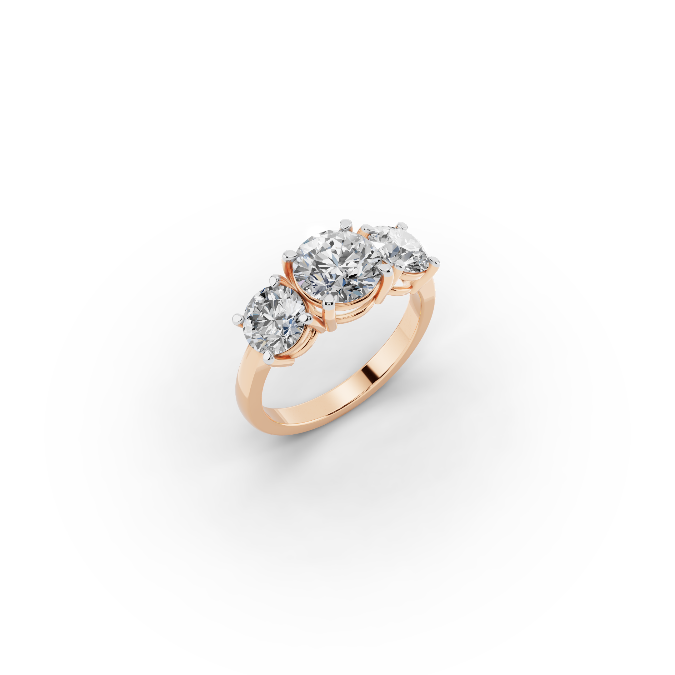 3.00 ct Grand 3-Stone Lab-Grown Diamond Ring