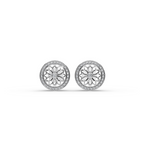 Lotus Bloom Lab-Grown Diamond Earrings