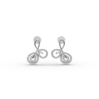 Infinity Swirl Lab-Grown Diamond Earrings