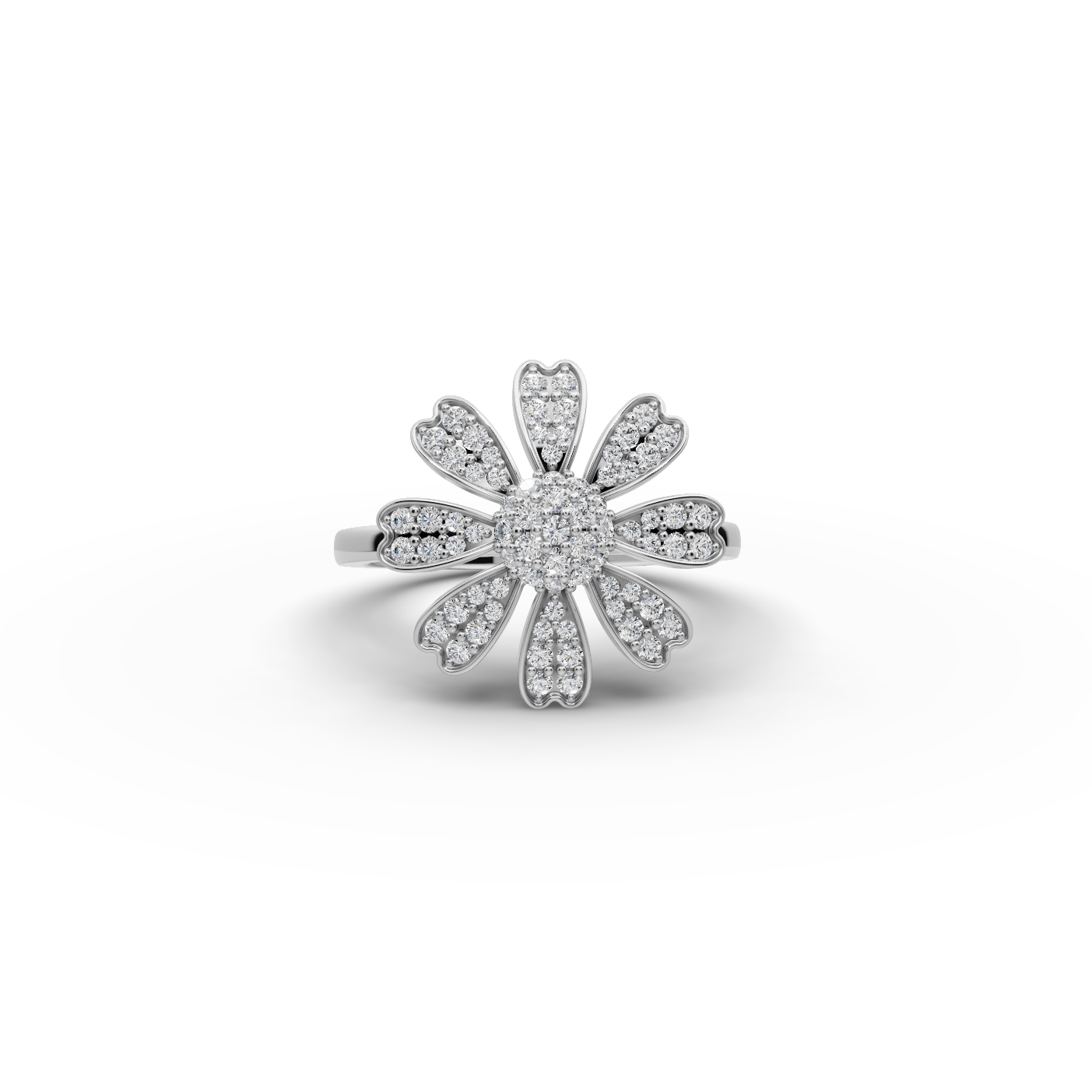Floral Bloom Lab-Grown Diamond Ring