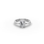 1.5 tcw Emerald Cut Diamond Gold Ring