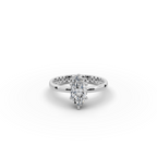 1 tcw Marquise Solitaire Lab-Grown Diamond Ring