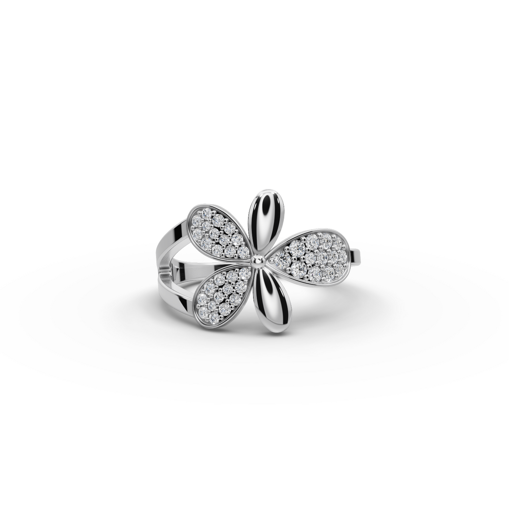 Petal Bloom Lab-Grown Diamond Ring
