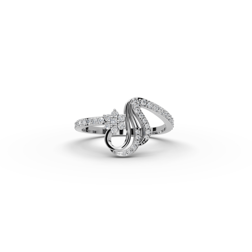 Twist Bloom Lab-Grown Diamond Ring