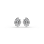 Marquise Sunburst Lab-Grown Diamond Earrings