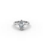 1.5 tcw Marquise Cut Diamond Gold Ring