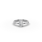 0.75 tcw Oval Cut Lab-Grown Diamond Ring