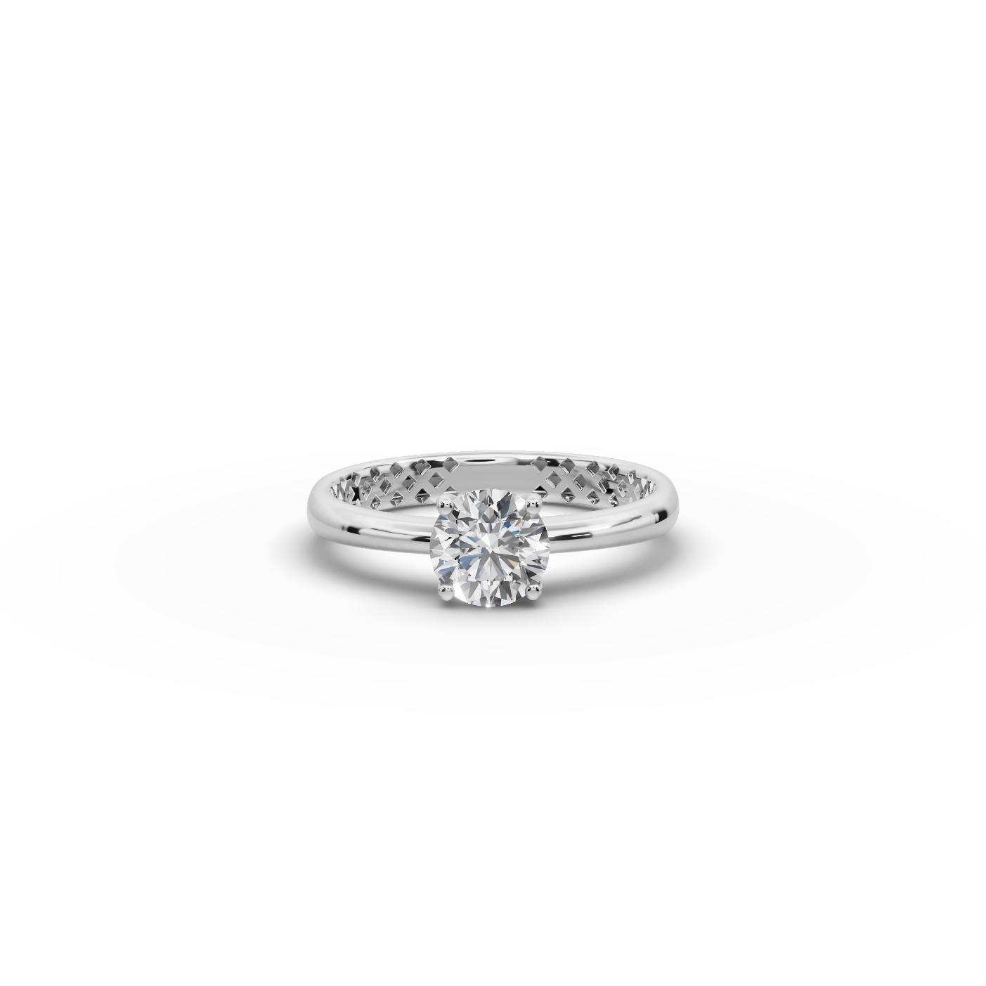 0.75 tcw Round Solitaire Lab-Grown Diamond Ring