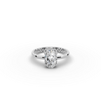 1.50 tcw Oval Cut Gold Lab-Grown Diamond Ring