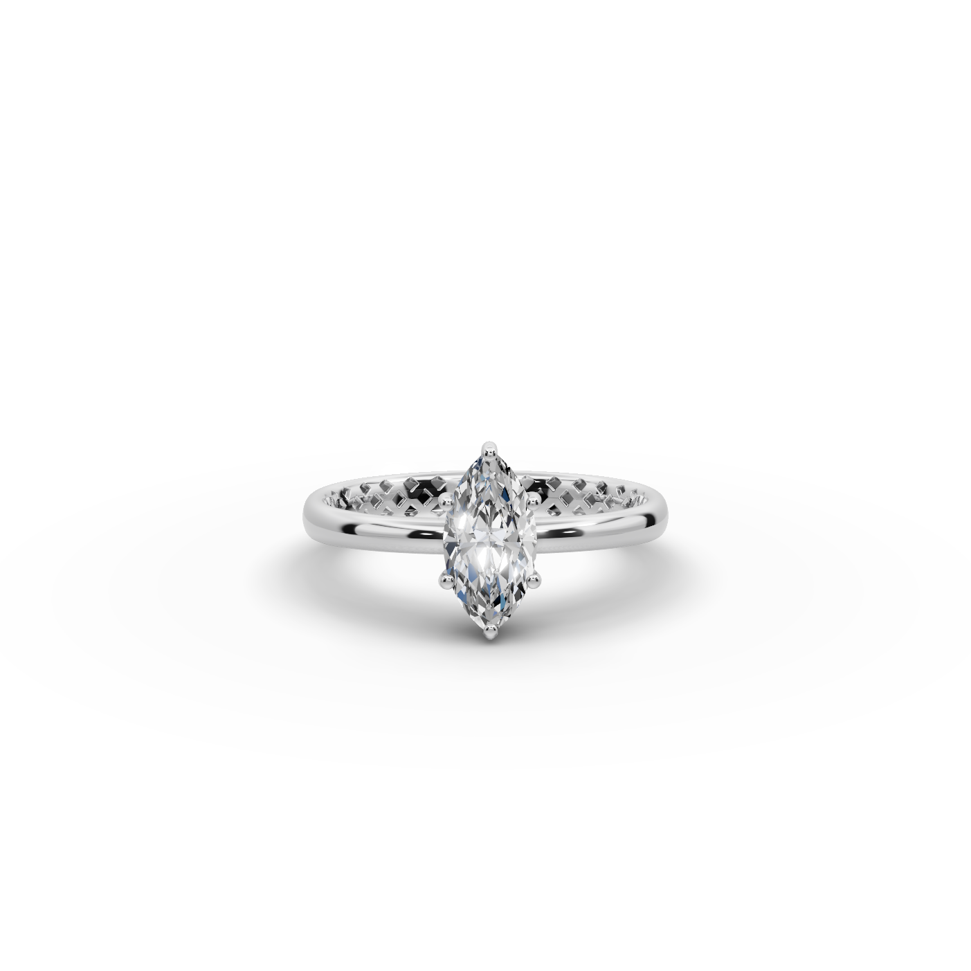0.75 tcw Marquise Cut Lab-Grown Diamond Ring