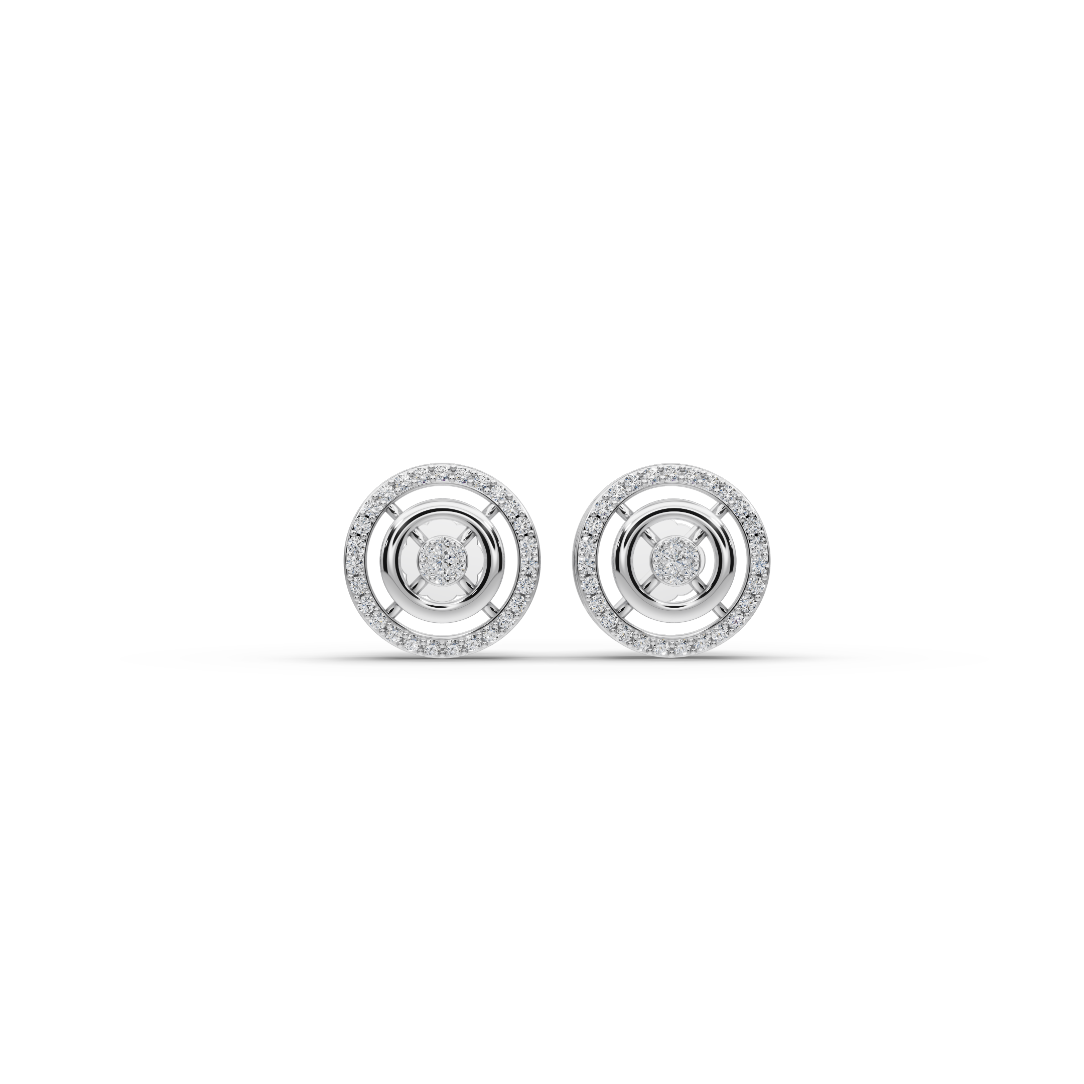 Classic Circle Lab-Grown Diamond Earrings