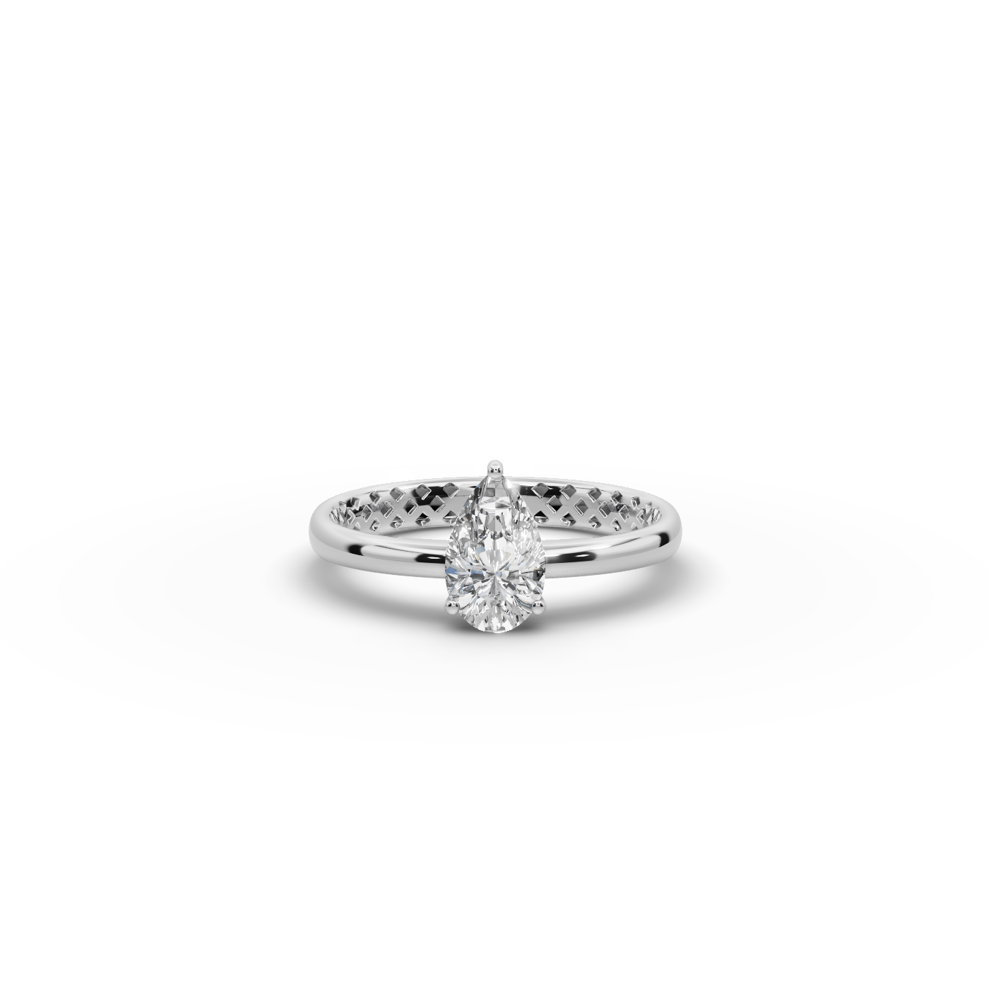 0.75 tcw Pear Solitaire Lab-Grown Diamond Ring