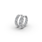 4.00 ct Everyday Lab Diamond Hoop EarHoops Earring