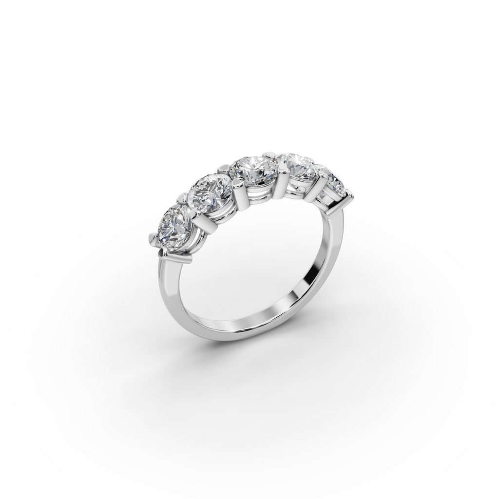 2.00 ct Milestone Five-Stone Lab Diamond Ring