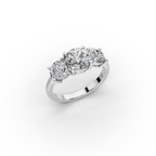 2.50 ct Luxury 3-Stone Lab-Grown Diamond Ring