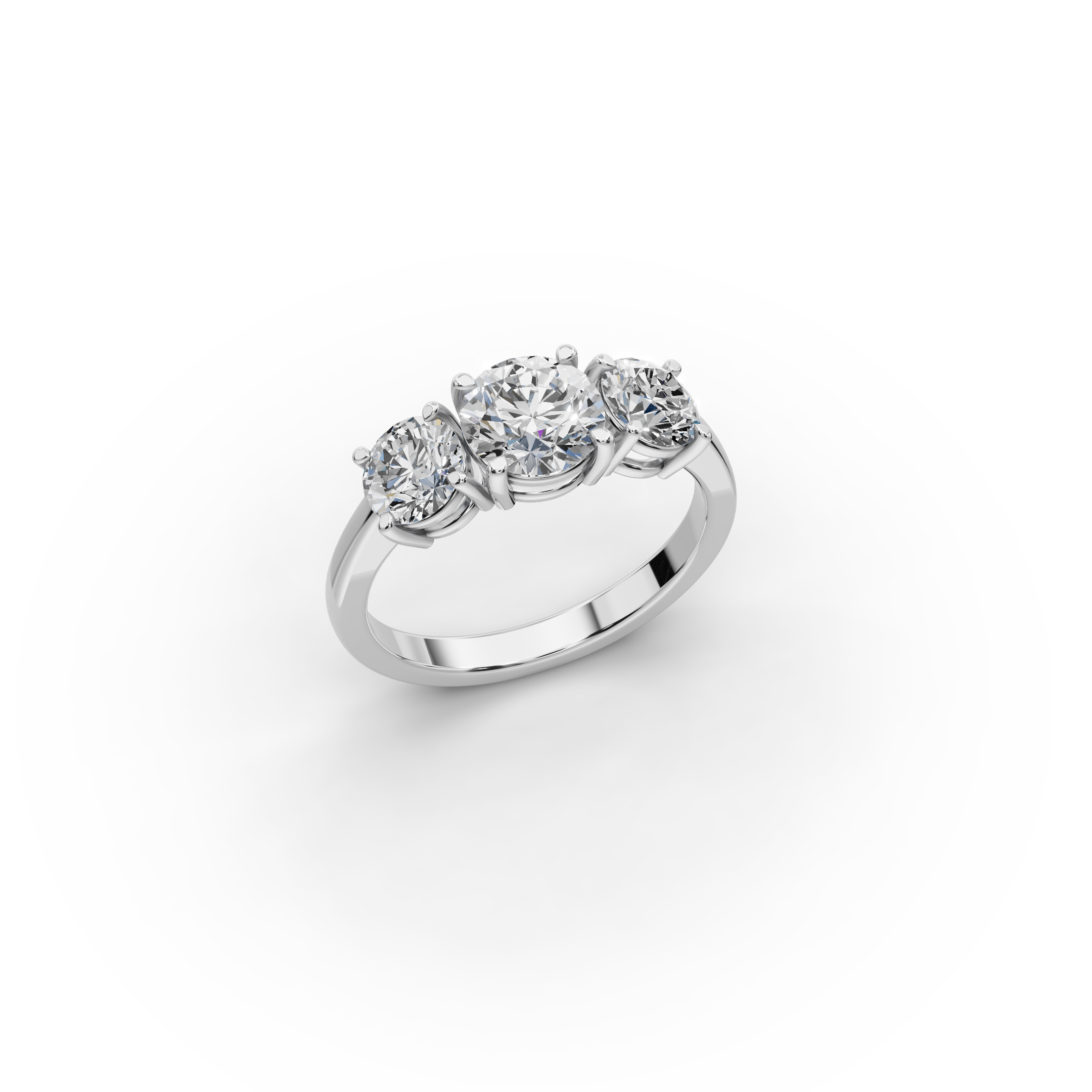 2.00 ct Bold 3-Stone Lab-Grown Diamond Ring