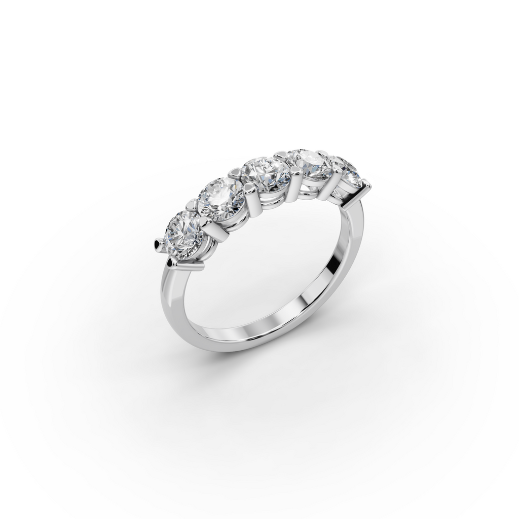 1.50 ct Luxury Five-Stone Lab Diamond Ring