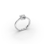 1.00 ct Minimalist Lab-Grown Diamond Solitaire Ring
