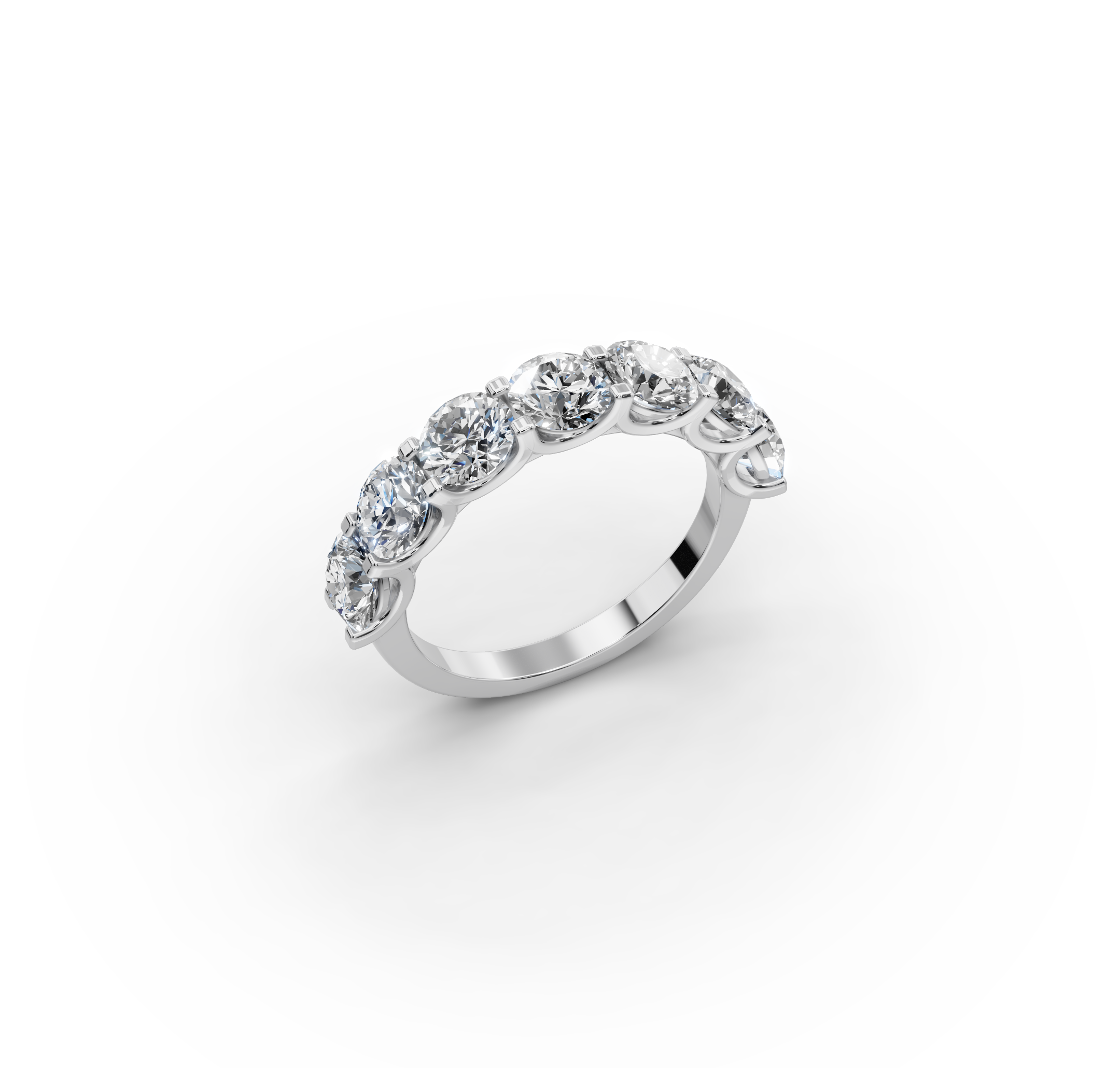 3.00 ct Anniversary Seven-Stone Lab Diamond Ring