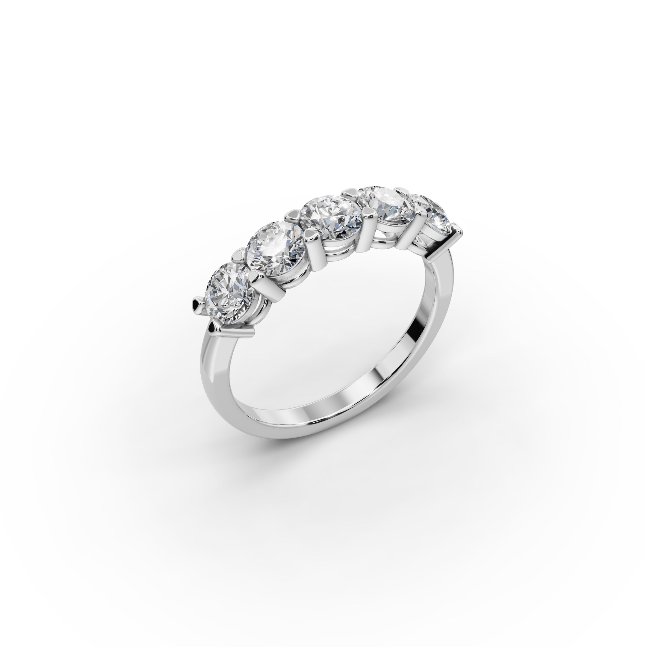 1.50 ct Luxury Five-Stone Lab Diamond Ring