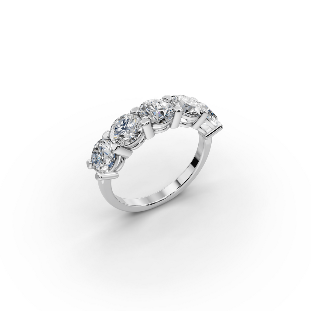 3.00 ct Anniversary Five-Stone Lab Diamond Ring