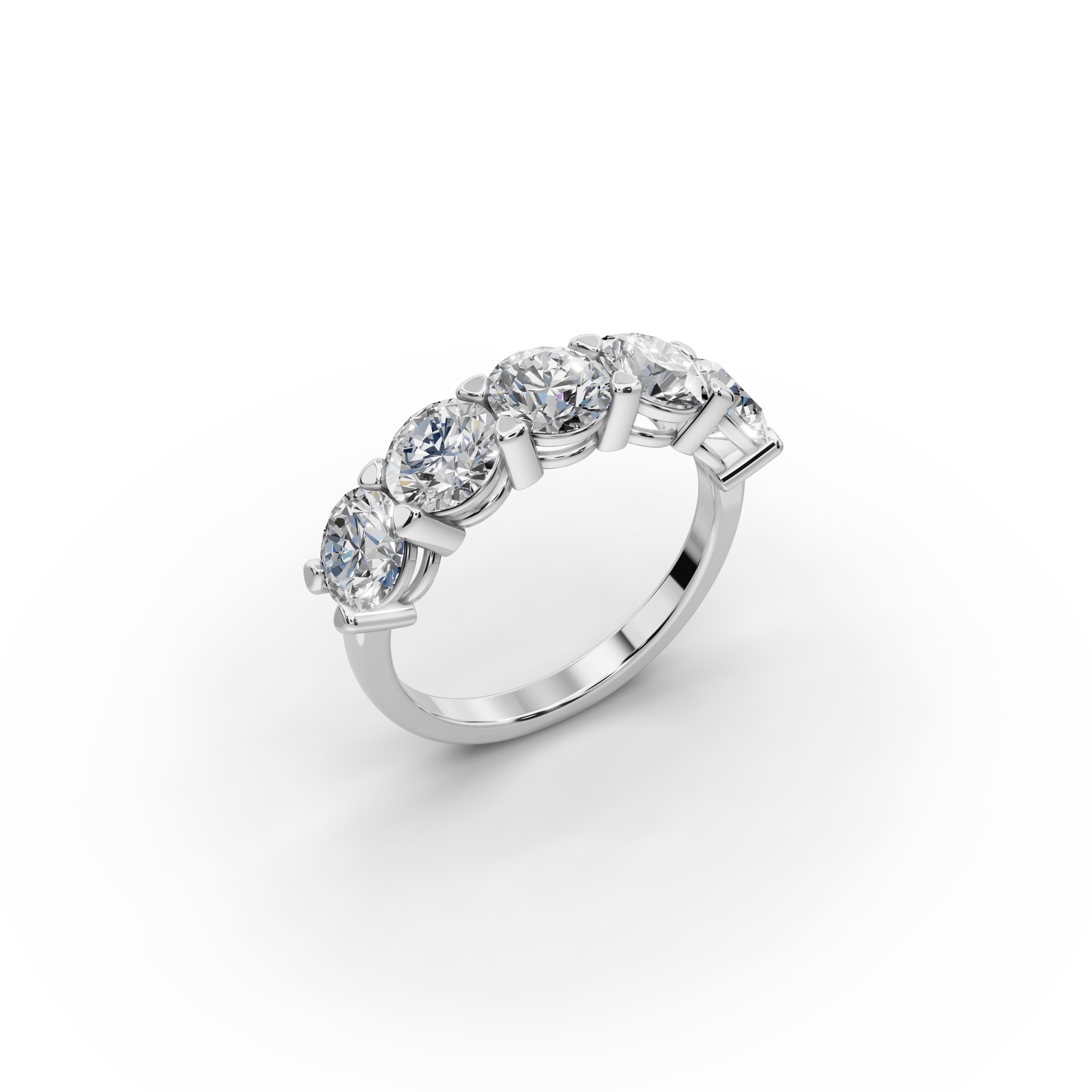 3.00 ct Anniversary Five-Stone Lab Diamond Ring