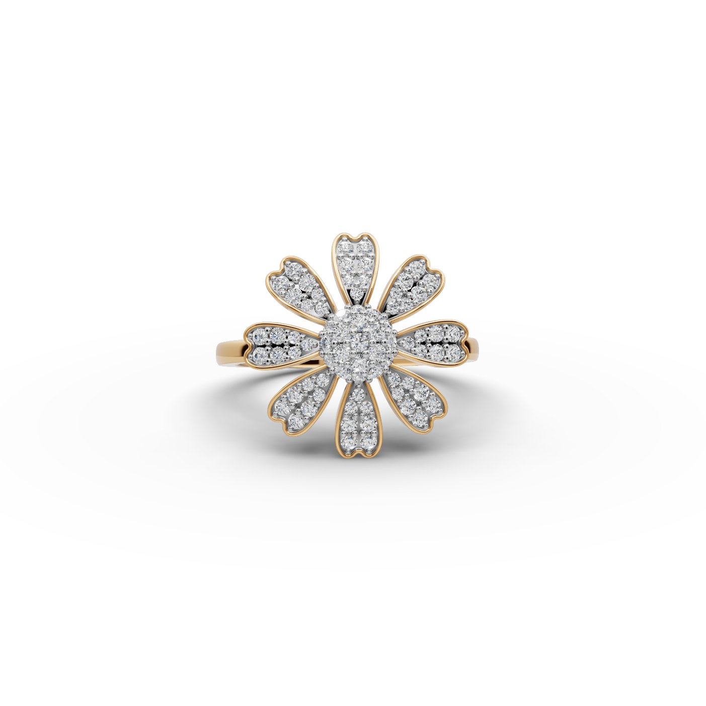 Floral Bloom Lab-Grown Diamond Ring