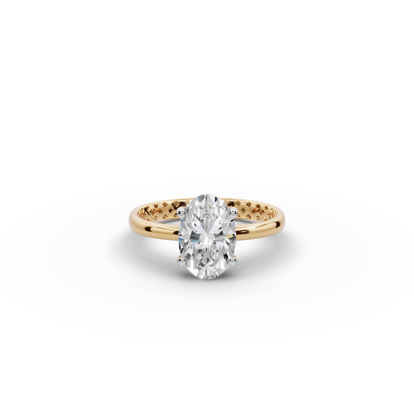 2.00 tcw Oval shape Lab-Grown Diamond Ring