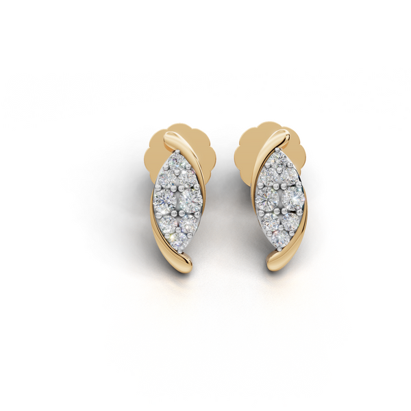 Radiant Leaf Drop Earrings