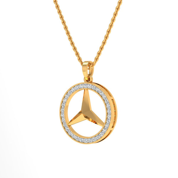 Tri-Star Elegance Pendant